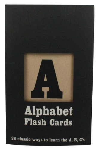 HomArt Alphabet Flash Cards, Deck of 26