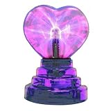Battery-Operated Plasma Heart Lamp