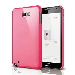 elago G4 Slim Fit Case for Galaxy Note - Hot Pink + HD Professional film(Compatible with at&t Only)