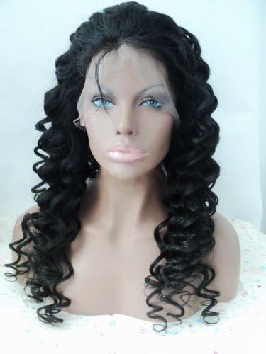 AAAA Virgin Malaysian Deep Wave Curl Full Lace Wig. 180% Density (18)
