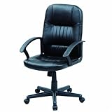 サイバーコム ハイバックレザーチェア SC-45H-1 ブラック