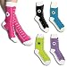 Women's Classic High Top Sneaker Novelty Socks 1 Pair
