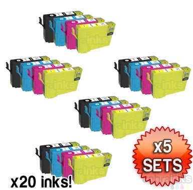 20 COMPATIBLE INK CARTRIDGES FOR EPSON STYLUS