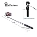 Selfiesteem Wired Selfie Stick with LED Light for Smartphones