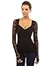 PattyBoutik Women's Sweetheart Floral Lace Long Sleeve Blouse