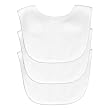 Green Sprouts Eco-friendly  Waterproof Absorbent Terry Bib 3 Pack, White