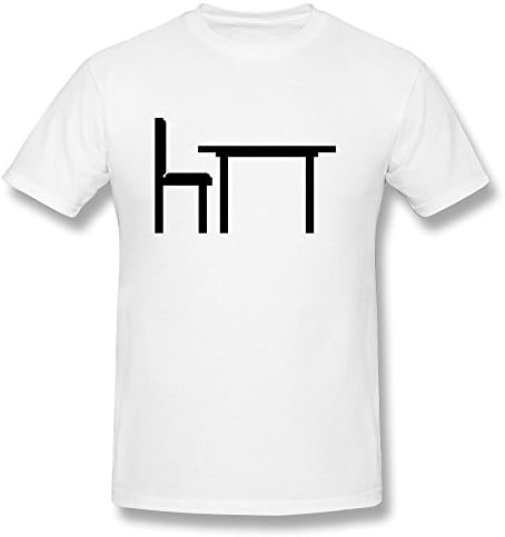 PTHF Man Table Chair Funny Tee S White
