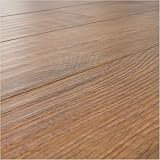 12 mm Handscraped Laminate with Beveled Edge in Distressed Natural Oak