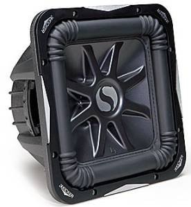 Kicker 08S12L74 Solo Baric L7 Series 12-inch Subwoofer with Dual 4 Ohm Voice Coils (1500 Watts Max)