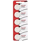 Maxell CR2032 lithium batteries -pack of 5