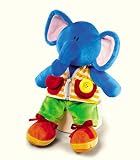 Bright Beginnings Plush Dress Up Elephant
