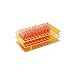 Nalgene Unwire Test Tube Rack, 72-Hole, 16mm, Yellow (Case of 8)