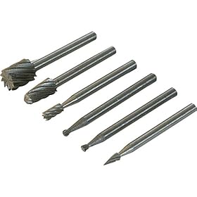 Silverline 457038 6 Piece HSS Router Kit
