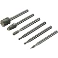 Silverline 457038 6 Piece HSS Router Kit