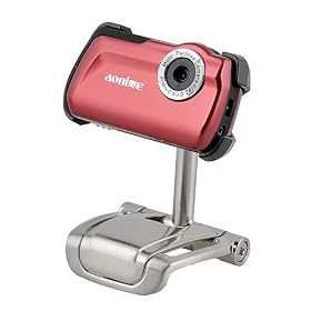 Ebest - Aoni Mini DV Camera, Video Camcorder, Built-in Microphone External TF Up to 16G, 30fps, Resolution 640X480, HD CMOS, Red