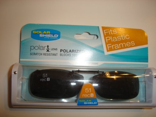 Solar Shield Polarized Clip On Sunglasses 51 Rec B