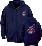 Cleveland Indians Field Idol Zip Hooded Sweatshirt - X-Large