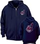 Cleveland Indians Field Idol Zip Hooded Sweatshirt - X-Large