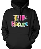 I Love Haters Mens Sweatshirt, Funny Trendy Sexy Bright Statements Pullover Hoodie