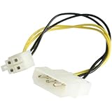 StarTech.com LP4P4ADAP 6in LP4 to P4 Auxiliary Power Cable Adapter