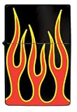 Burning Red Flames Refillable Metal Lighter ZP-0018