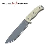 RAT-7, Micarta Handle, D2 Blade, Plain, Cordura Sheath