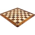 23 Inch Solid Golden Rosewood Cross-Corner Chess Board