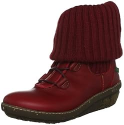 El Naturalista N381, Damen Fashion Halbstiefel & Stiefeletten, Rot (Tibet), EU 38
