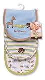 Carter's 3 Piece Burp Cloth, Best Friends Monkey