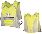 Nathan L.E.D. Runner's Reflective Vest (Neon Yellow/Grey)