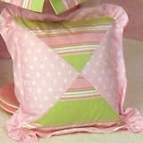 Amanda Stripe & Polka Dot Decorative Pillow by Banana Fish