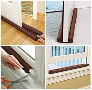 Twin Draft Guard Door Window Air Dust Stopper Energy-saving 85CM