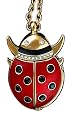 Kenneth Jay Lane Women's Red Lady Bug Pendant Necklace #KJ1209-RD