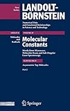 Molecular constants : mostly from microwave, molecular beam, and sub-doppler laser spectroscopy