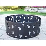 Oakland Living 8120-Bk Inch Ring Fire Pit by Oakland Living