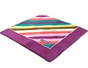 AUTHENTIC COACH MULTI STRIPE NECK SILK SCARF 98775