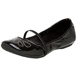 Report Women's Olwyn Mary Jane Ballerina Flat,Black,7.5 M US