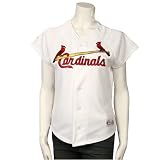 Majestic St Louis Cardinals Ladies White Replica Baseball Jersey