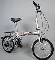 16 " Klappfahrrad mit Shimano 6-Gang-Schaltung