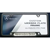 Genuine Mercedes Benz Black License Plate Frame by Mercedes-Benz