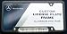 Genuine Mercedes Benz Black License Plate Frame