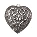 Safe Pewter Heart Charm