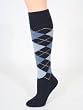 Argyle Knee Hi Socks Wool Cashmere Blend 4 Color Options Womens