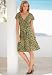 Chadwicks V-Neck Ruched Dress