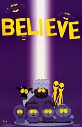 South Park Believe Aliens Cartman Chef 22x34 Poster