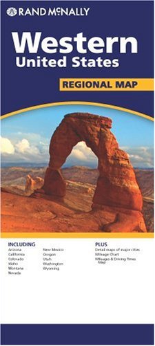 City Travel Guides Discounted  Books : Western USA Regional Road Map