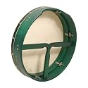 Bodhran, 16"x3.5", Tune, Green, T-Bar
