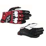 ALPINESTARS OCTANE S-MOTO LEATHER MOTORCYCLE GLOVES-RED-LARGE-NEW