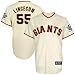 MLB Majestic Tim Lincecum San Francisco Giants 2010 World Series Champions Jersey-Natural (Small)