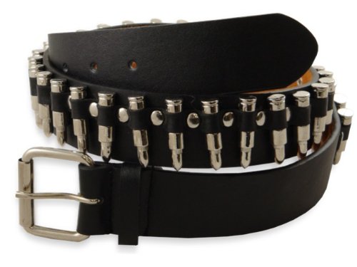 Chrome Accent Bullet Belt #40